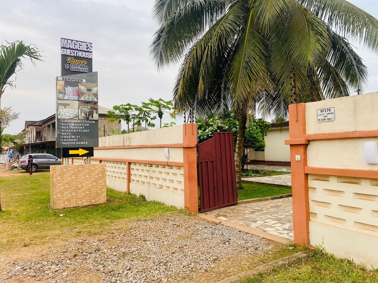 Maggie's Guesthouse Annex — front view, Esiama