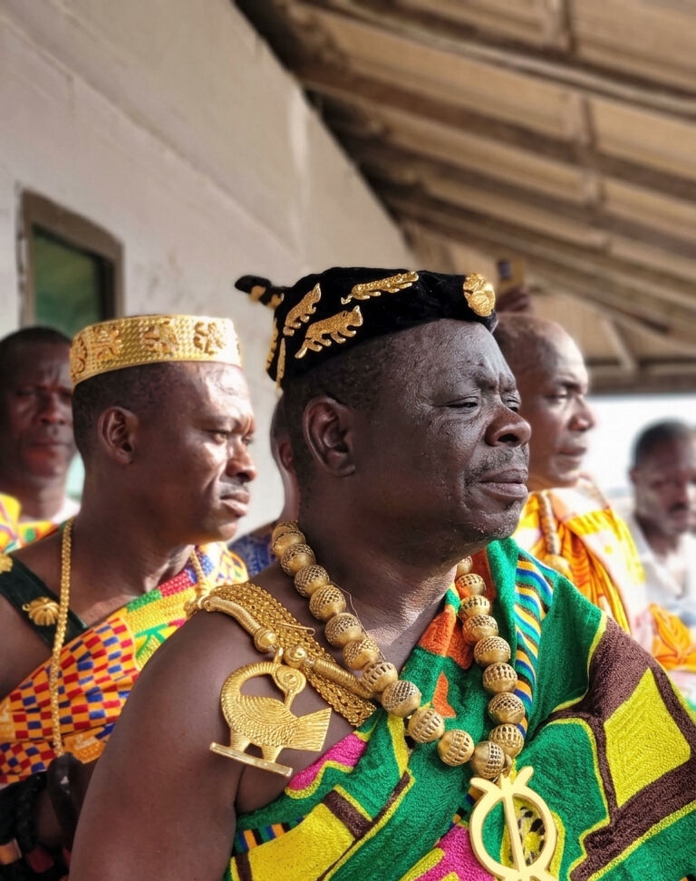The royal family of Esiama — Nana Ainoo-Kwagyan III and the palace household